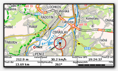 aplikace off road navi